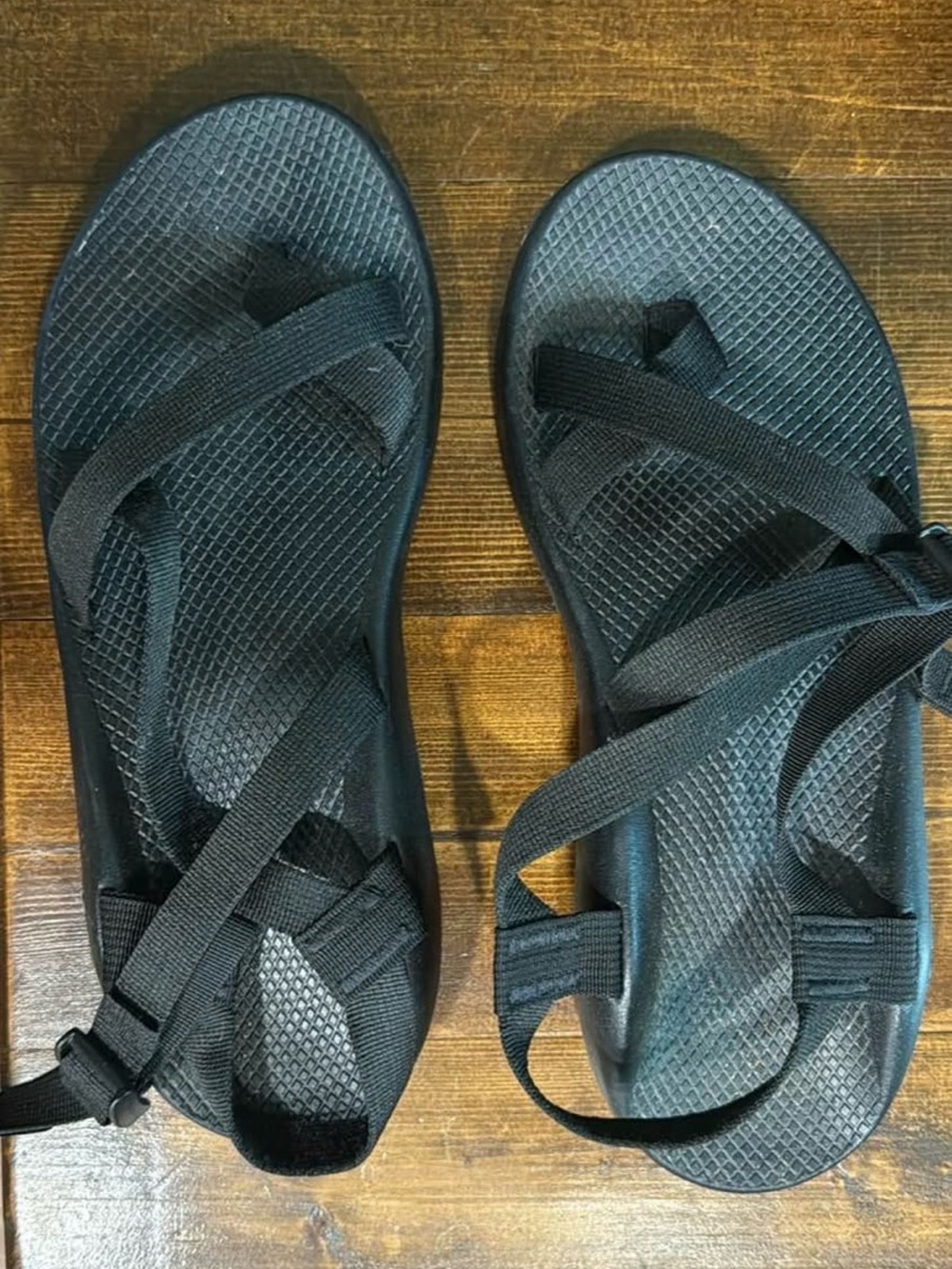 Chaco Men’s Black Adjustable Strap Sandals